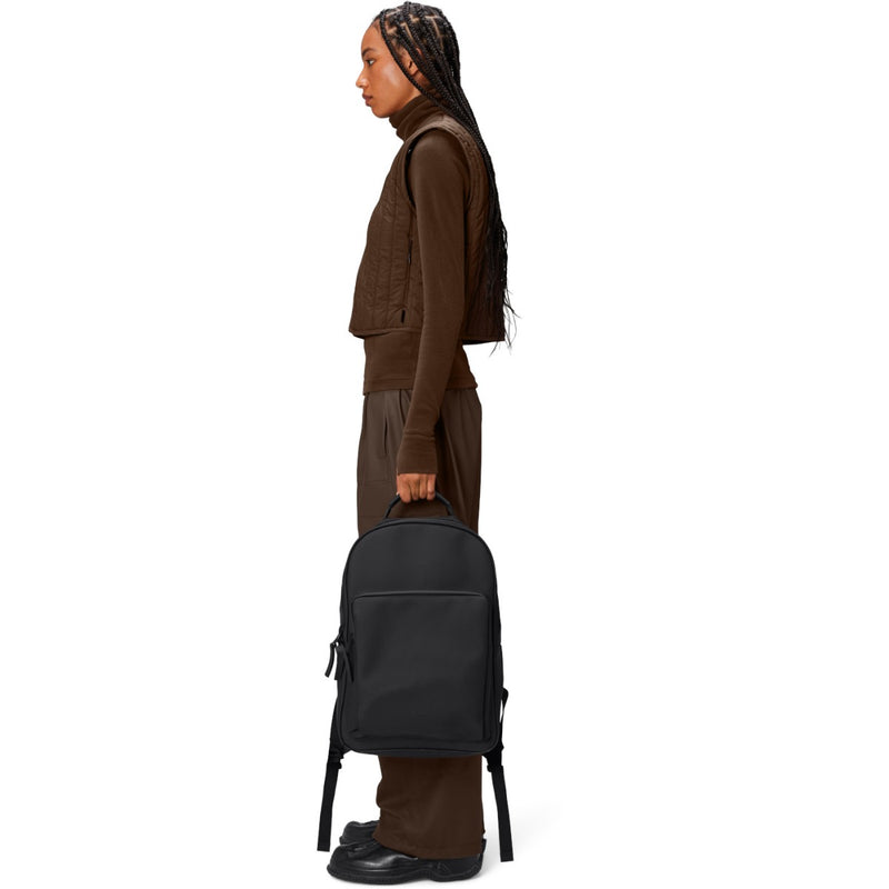 Rains Book Daypack Large Black Backpack R13680-01-zoom-