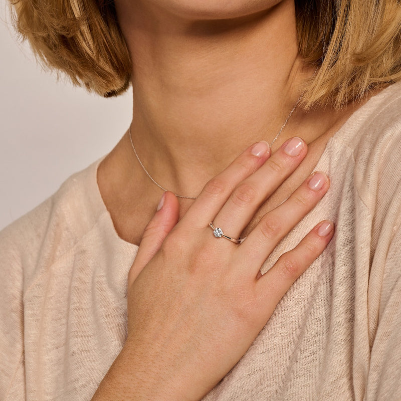 Blush 14 Karaat Witgouden Ring 1248WZI/60-zoom-