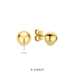 Beloro Jewels La Rinascente Maura 9 Karat Gold Ear Studs BO360078