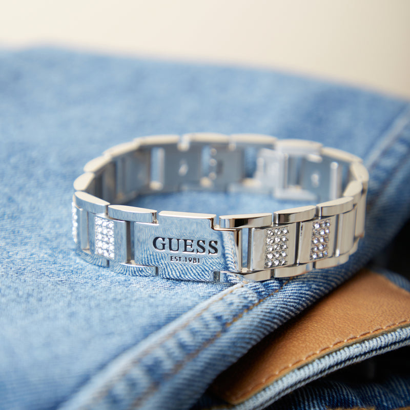 GUESS Frontiers Silver-coloured Bracelet JUMB01341JWSTT-U-zoom-