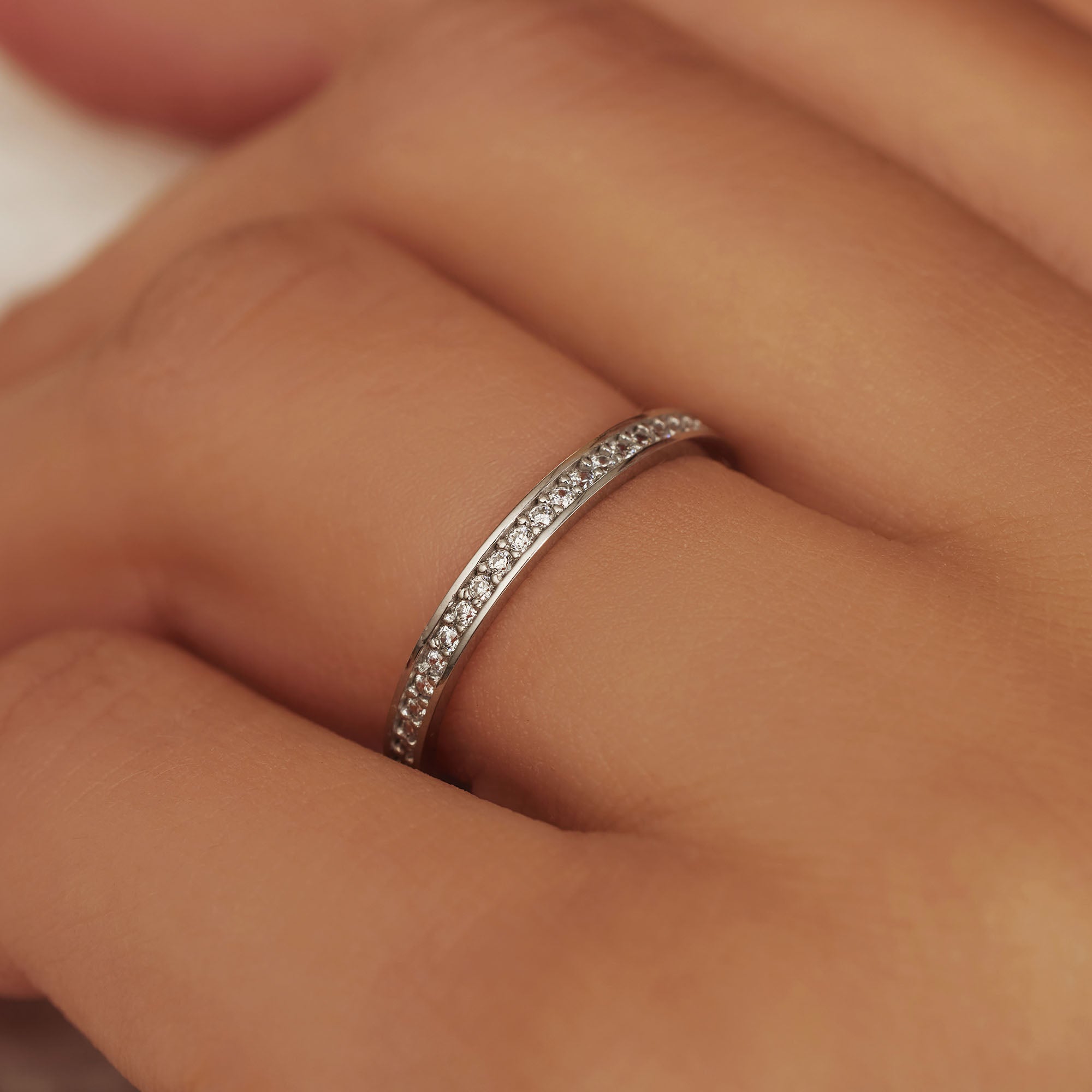 Isabel Bernard Saint Germain Merle 14 Carat Whitegold Ring IB330052-60