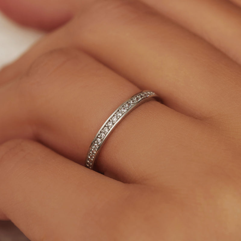 Isabel Bernard Saint Germain Merle 14 Karaat Witgouden Ring IB330052-60-zoom-