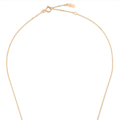Isabel Bernard La Concorde Amore 14 Carat Rosegold NecklacewithHeart IB340063