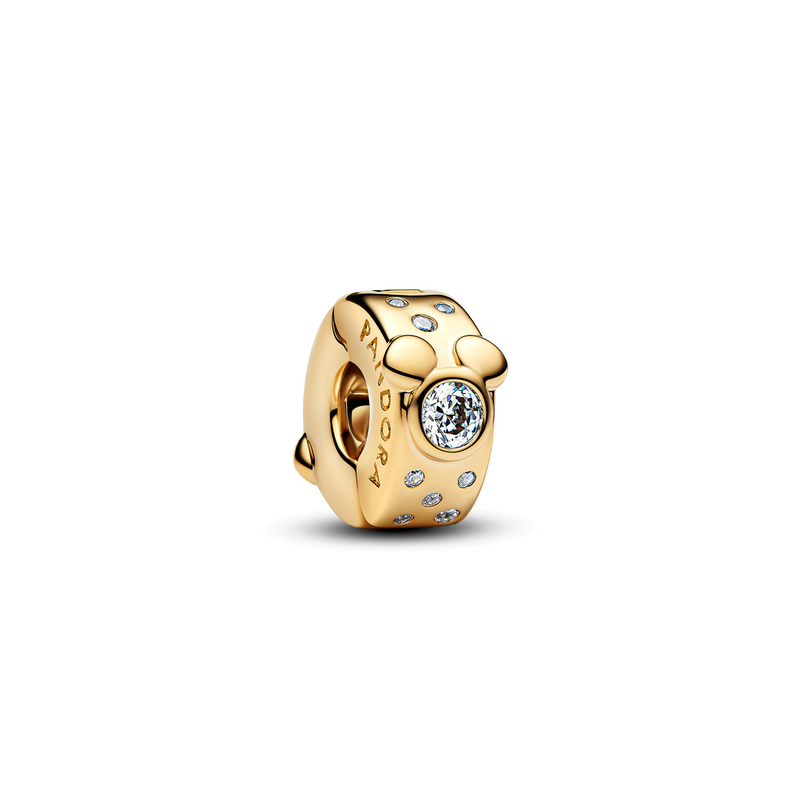 Pandora Disney Gold Plated Mickey & Minnie Mouse Clip Charm 764130C01-zoom-