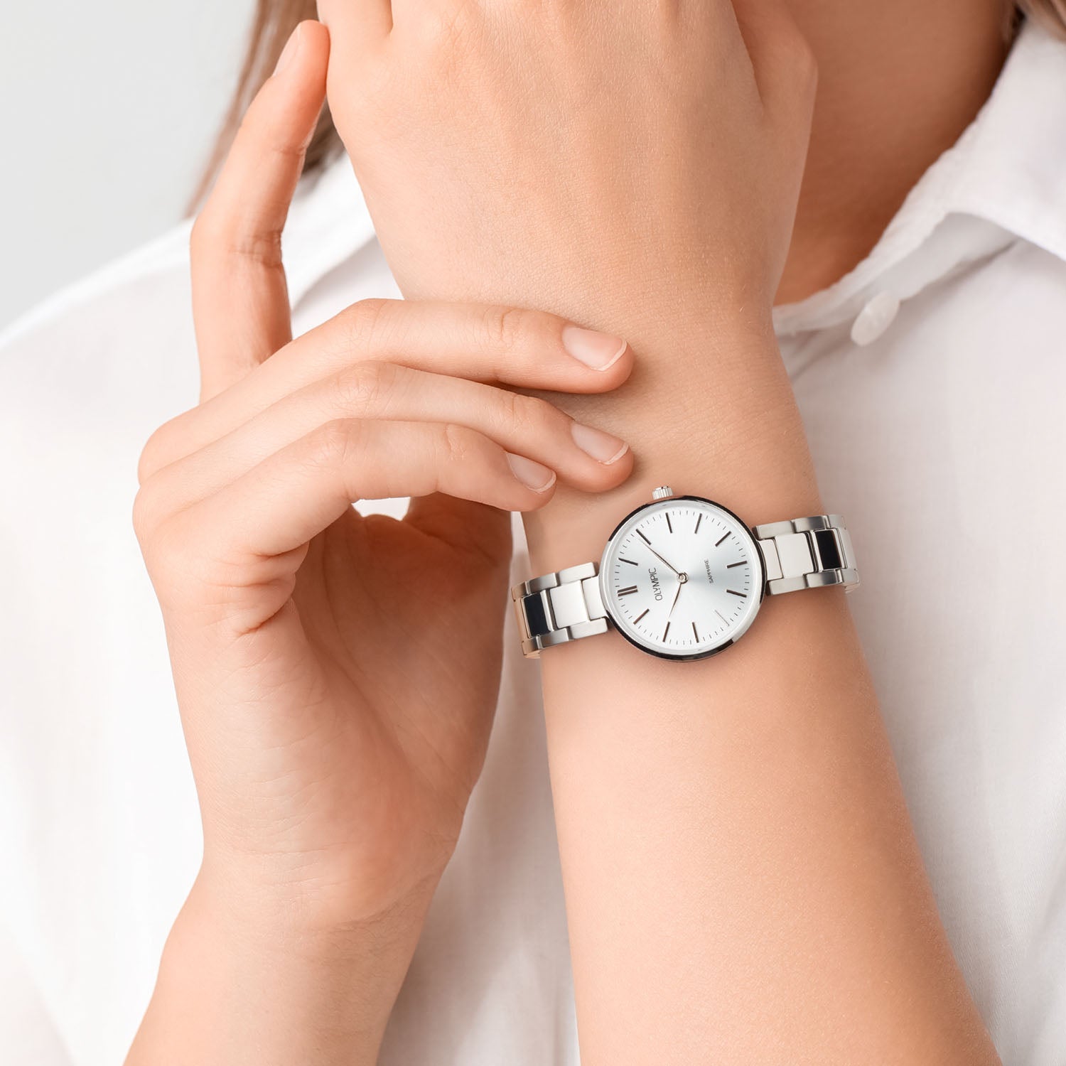 Olympic Titanium Grey Women's Watch OL80DTT003