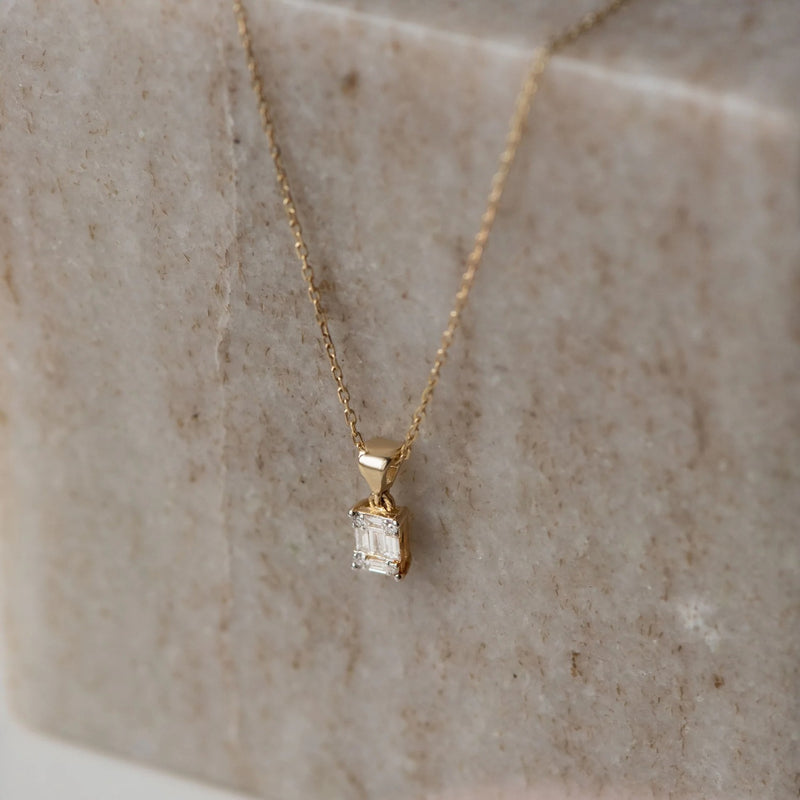 Isabel Bernard De la Paix Maxime 14 Karaat Gouden Collier | Diamant 0.11 ct | IBD350017-zoom-