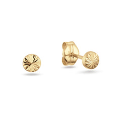 Jackie Gold Soleil 14 Karat Gold Ear Studs 585 JKE25.523