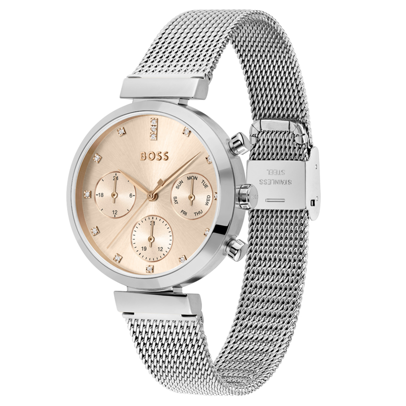 Hugo Boss BOSS Flawless Rosé-coloured Women's Watch 2002-HB1502625