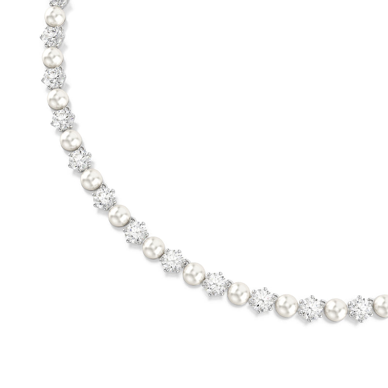 Swarovski Matrix Silver Coloured Necklace 5689623-zoom-