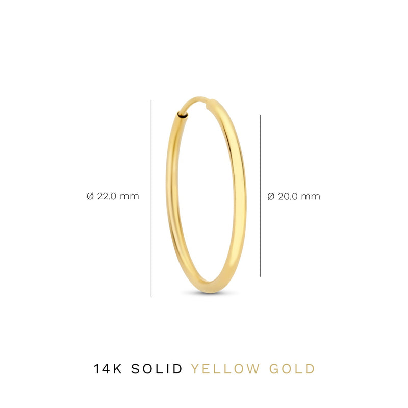 Isabel Bernard Cadeau d'Isabel 14 karaat gouden oorbellen set IB90075-zoom-