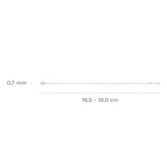 Blush 14 karat gold Bracelet 2226YRM