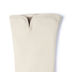 Isabel Bernard Honoré Sylvie cream goatskin leather gloves IB67004-372-7