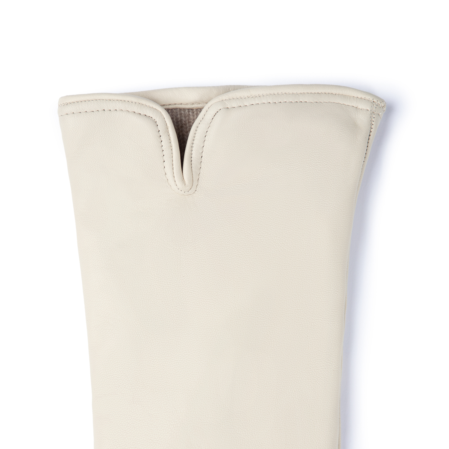 Isabel Bernard Honoré Sylvie cream goatskin leather gloves IB67004-372-7