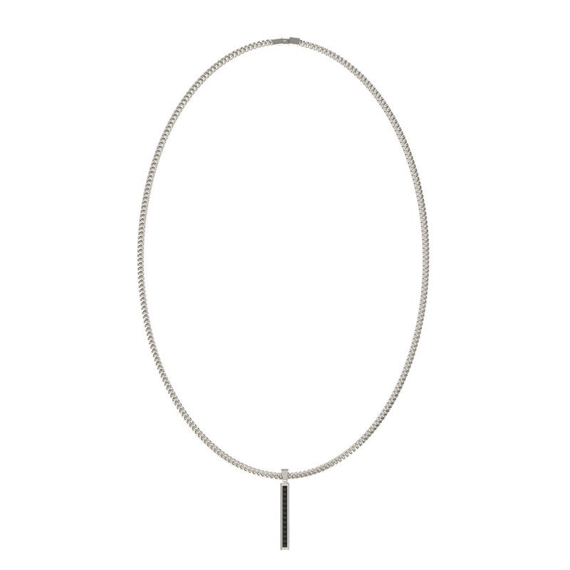 Guess Eclipse Noir Silver Necklace JUMN05098JWSTT-U-zoom-