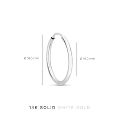 Isabel Bernard Cadeau d'Isabel 14 Carat Whitegold Earrings set IB90076