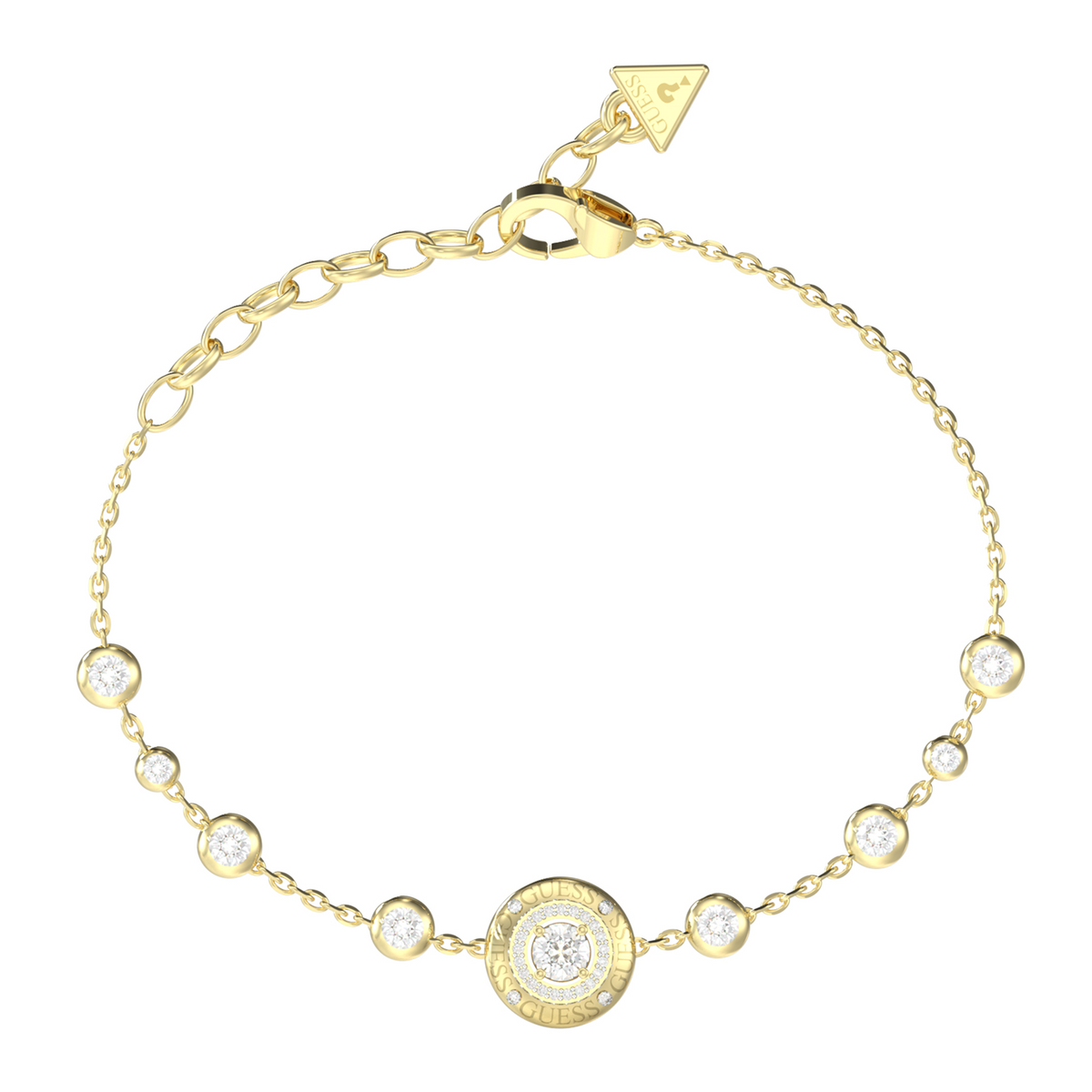 Guess Sparks Gold-coloured Bracelet JUBB06274JWYGS
