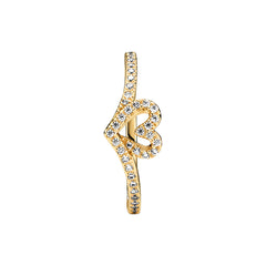 Pandora Timeless Gold-coloured Wishbone Heart 169302C01-54