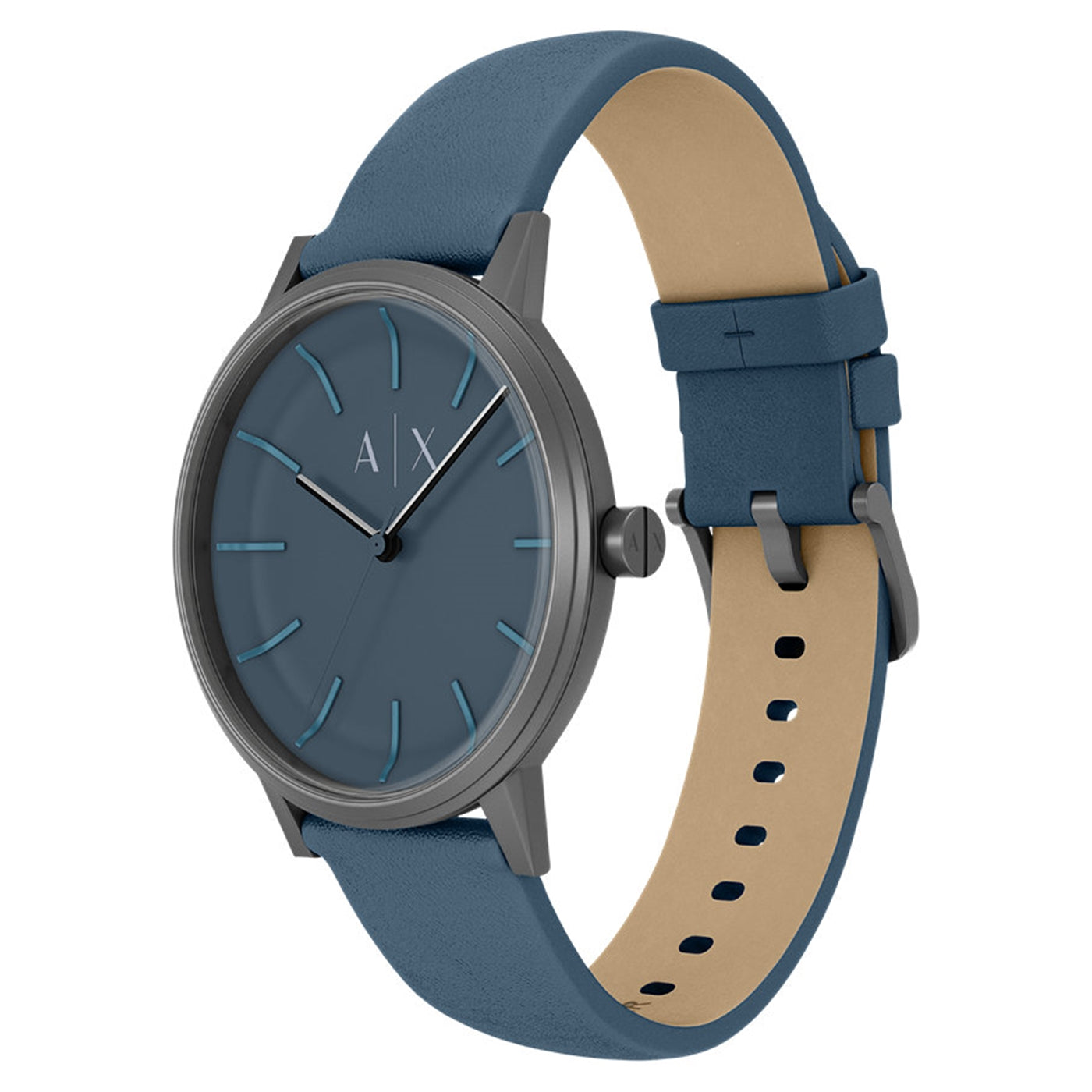 Armani Exchange Round Blue Dial Watch AX2767