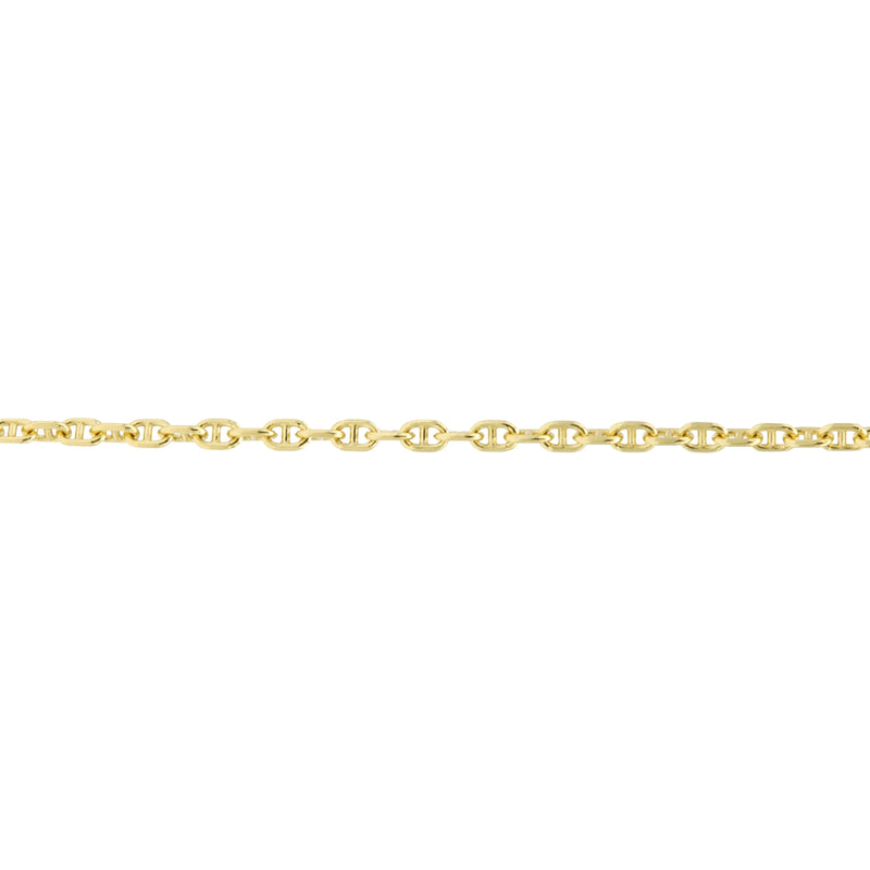 Karma 925 Sterling Silver Gold-coloured Chain Bracelet 94128GP (Length: 16.50 - 19.00 cm)-zoom-