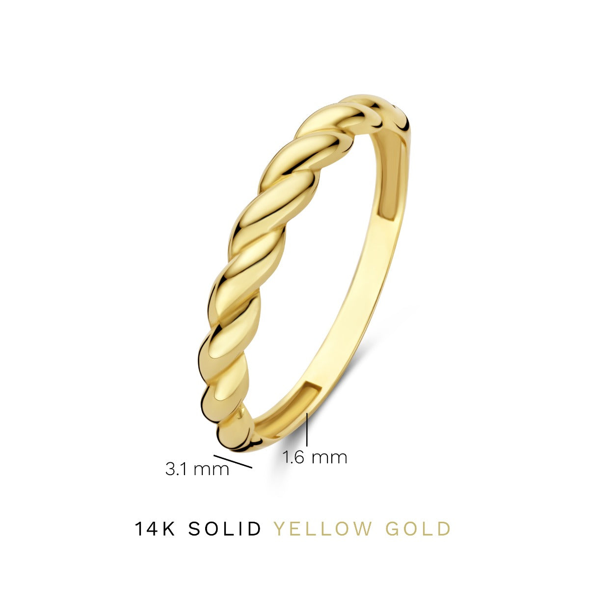 Isabel Bernard Rivoli Laurance 14 Karaat Gouden Ring IB330098-48