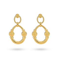 24Kae Gold Earrings 424113Y