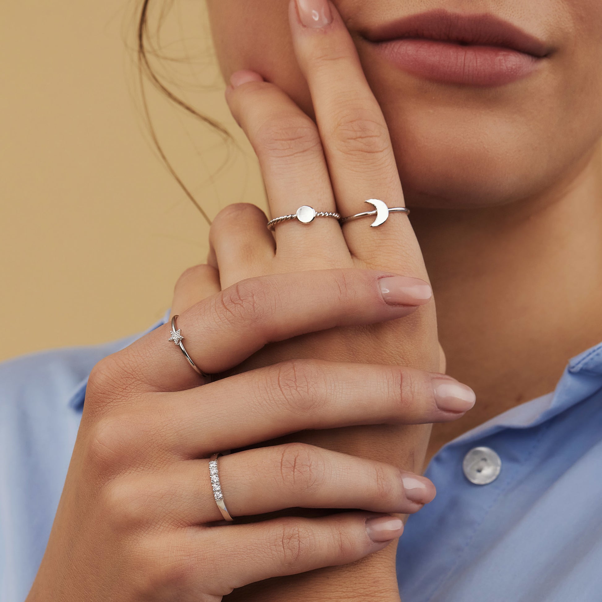 Selected Jewels Julie Belle 925 Sterling Zilveren Ring SJ300012-58