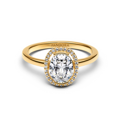 Pandora Timeless Gold Plated Ring 163802C01-52