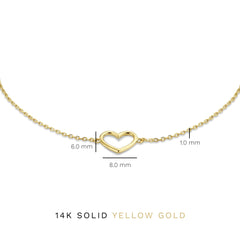 Isabel Bernard Belleville Amore 14 Carat Golden Bracelet IB4020134 (Length: 16.00-18.00 cm)