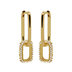 Karma Hoops Gold Hoop Earrings H232GP