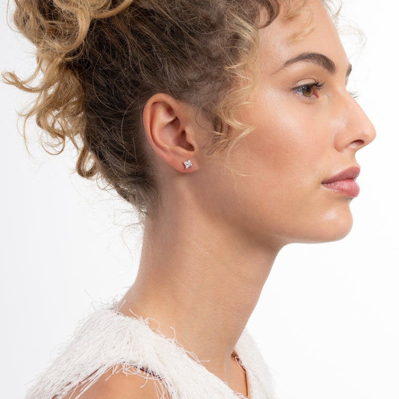 Isabel Bernard Le Marais Audrey 14 Karaat Gouden Oorknoppen IB360290-zoom-