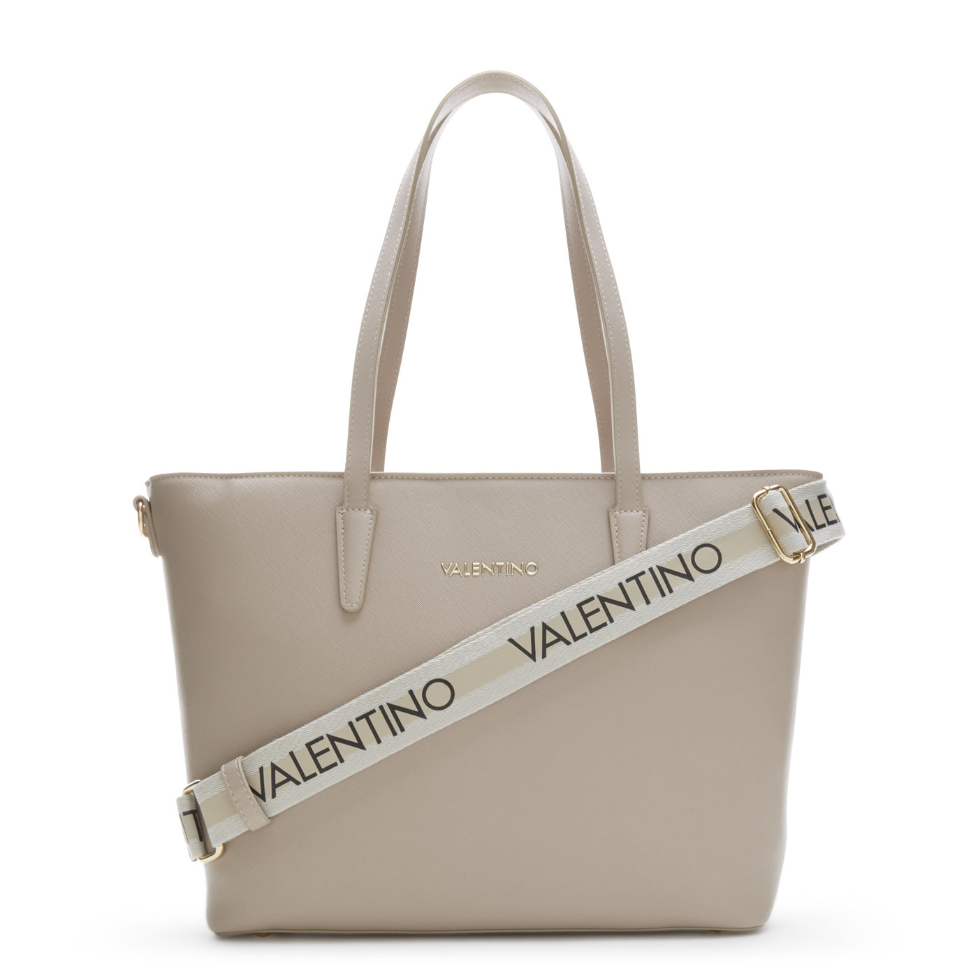 Valentino Bags Zero Beige Shopper VBS7B301BEIGE