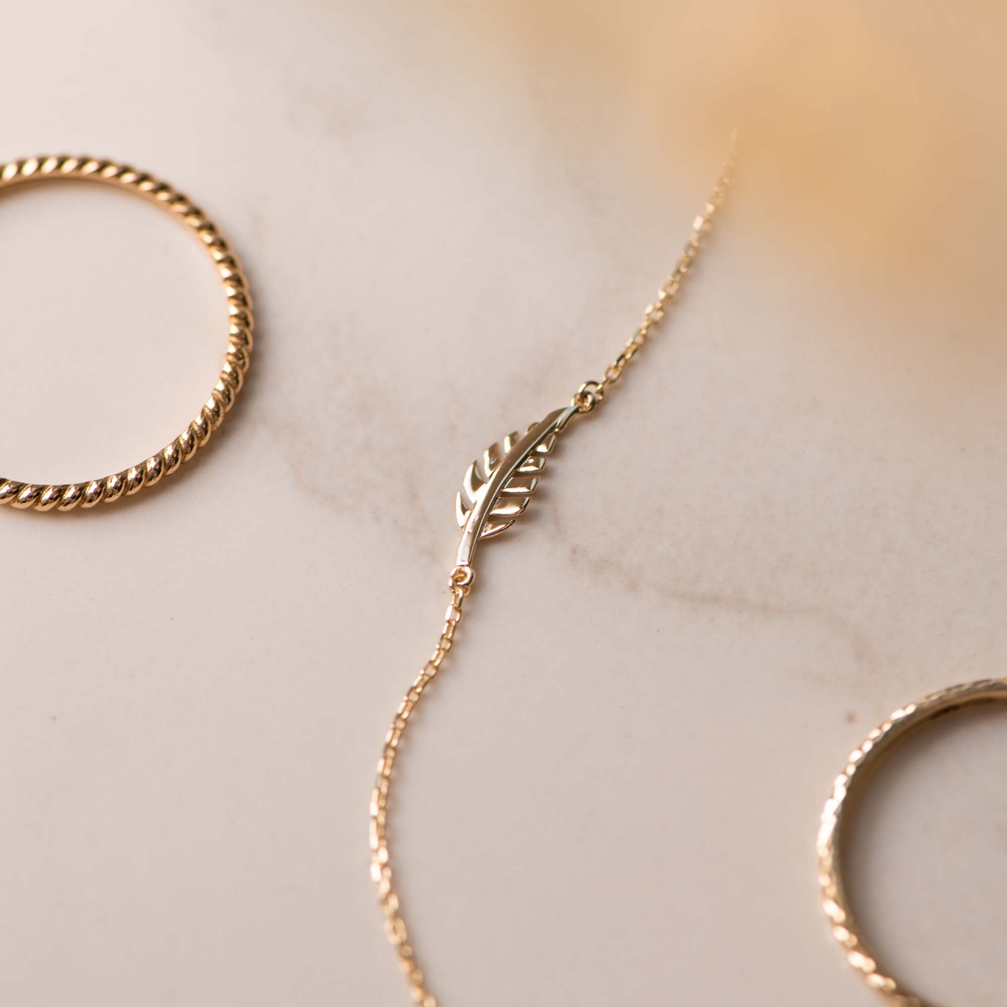 Isabel Bernard Monceau Giselle 14 Carat Golden Bracelet IB320080