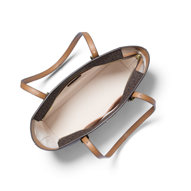 Michael Kors Quinn Brown Tote Bag 30T5GQNT2B-252-zoom-