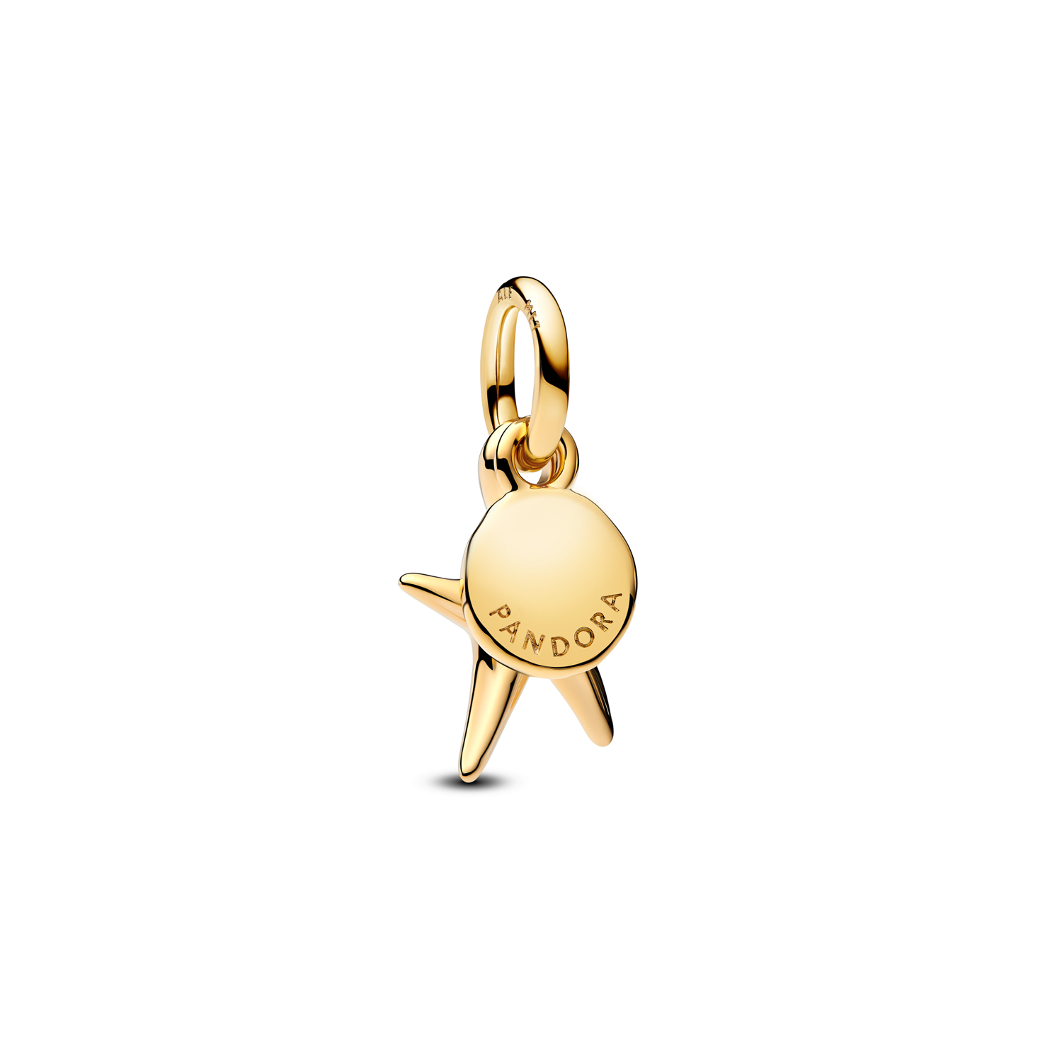 Pandora Moments Gold Plated Starfish Double Dangle Charm 763892C01
