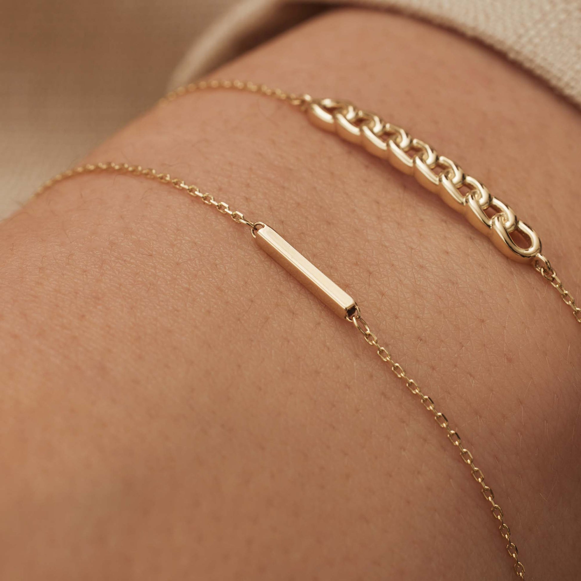 Isabel Bernard Le Marais Rosalie 14 Carat Golden Bracelet IB320130