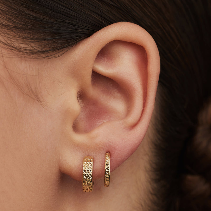 Isabel Bernard Rivoli Laura 14 karaat gouden oorringen IB360142-zoom-