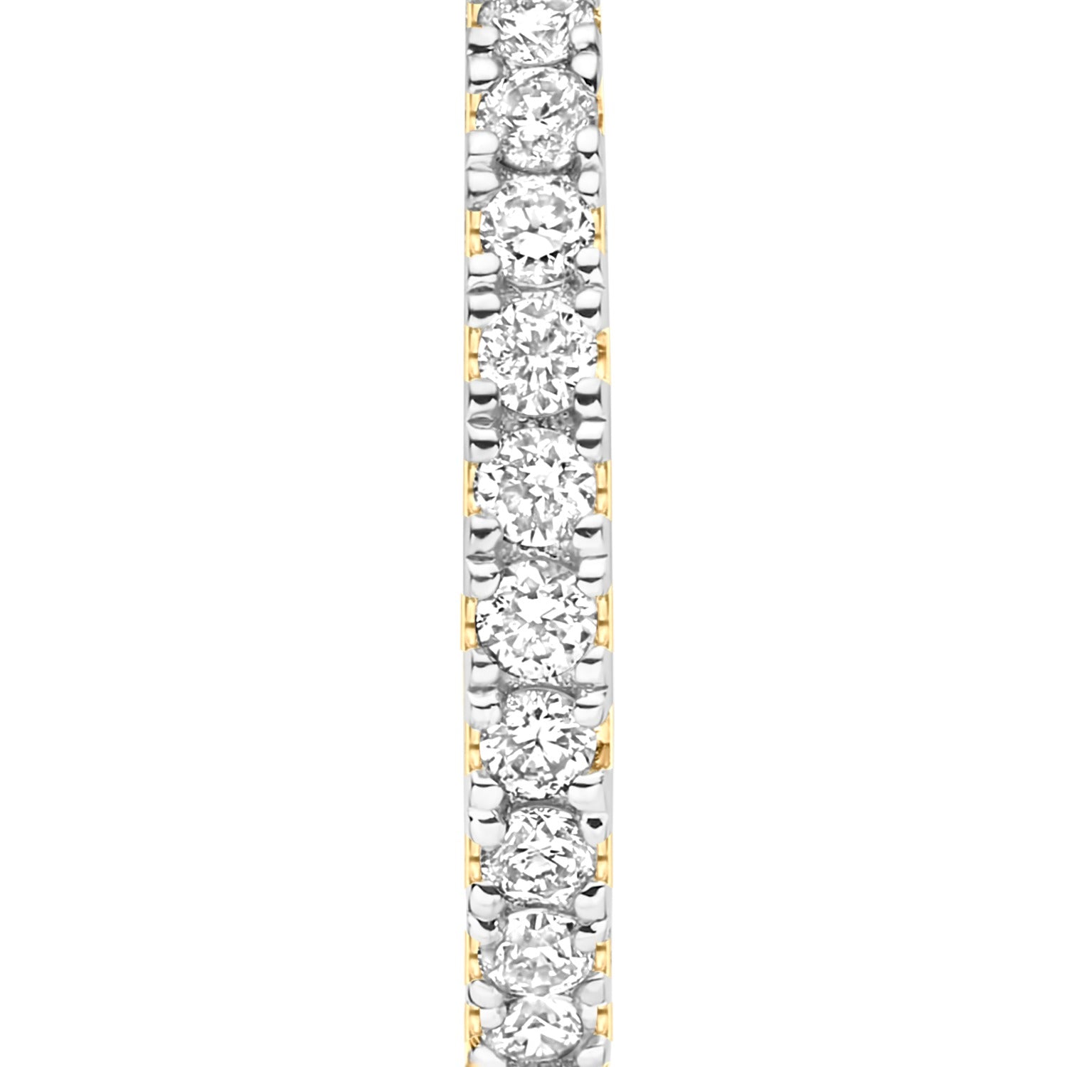 Isabel Bernard De la Paix Madeline 14 karat gold hoop earrings with diamond 0.09 carat IBD360033