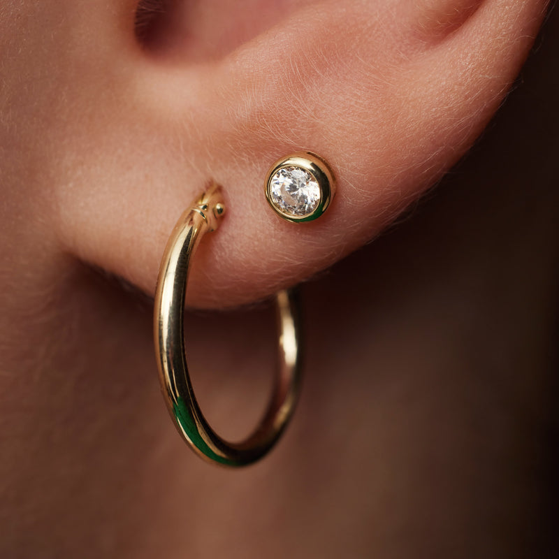 Beloro Jewels Monte Napoleone Lucilla 9 karaat oorknoppen BO360012-zoom-