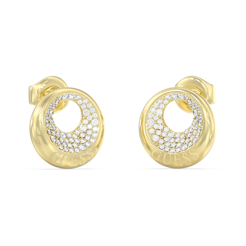 Guess Moon Drops Gold-coloured Earrings JUBE06247JWYGT-U-zoom-