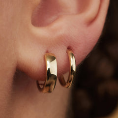 Isabel Bernard Cadeau d'Isabel 14 Carat Golden Earrings Set IB90147