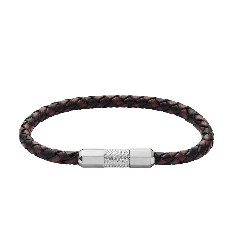 Fossil Knox Brown Stainless Steel Bracelet JF04918040-zoom-