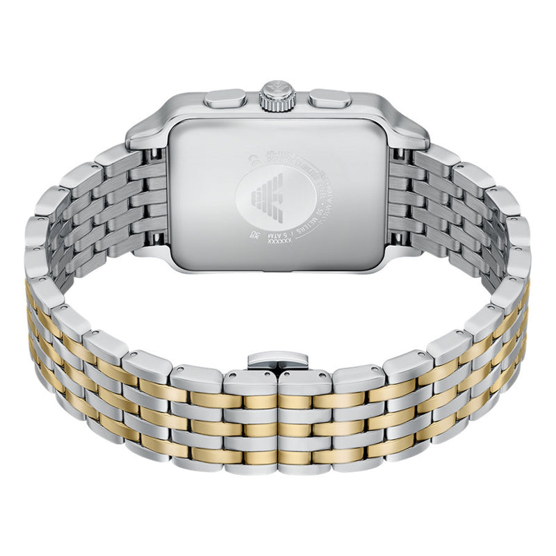 Emporio Armani Rectangular Silver Dial Watch AR11752-zoom-