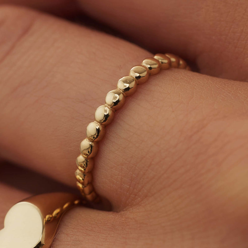 Isabel Bernard Rivoli Zélie 14 Karaat Gouden Ring IB330067-52 (Maat: 52)-zoom-