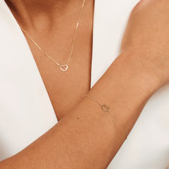 Isabel Bernard Belleville Amore 14 Carat Golden Necklace IB340138 (Length: 40.00-44.00 cm)