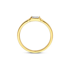 Isabel Bernard De la Paix Lucia 14 karat gold ring with diamond 0.08 carat IBD330045-50