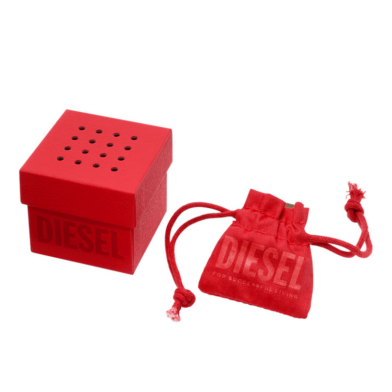 Diesel D Logo Silver Stainless Steel Ring DX16290407-zoom-