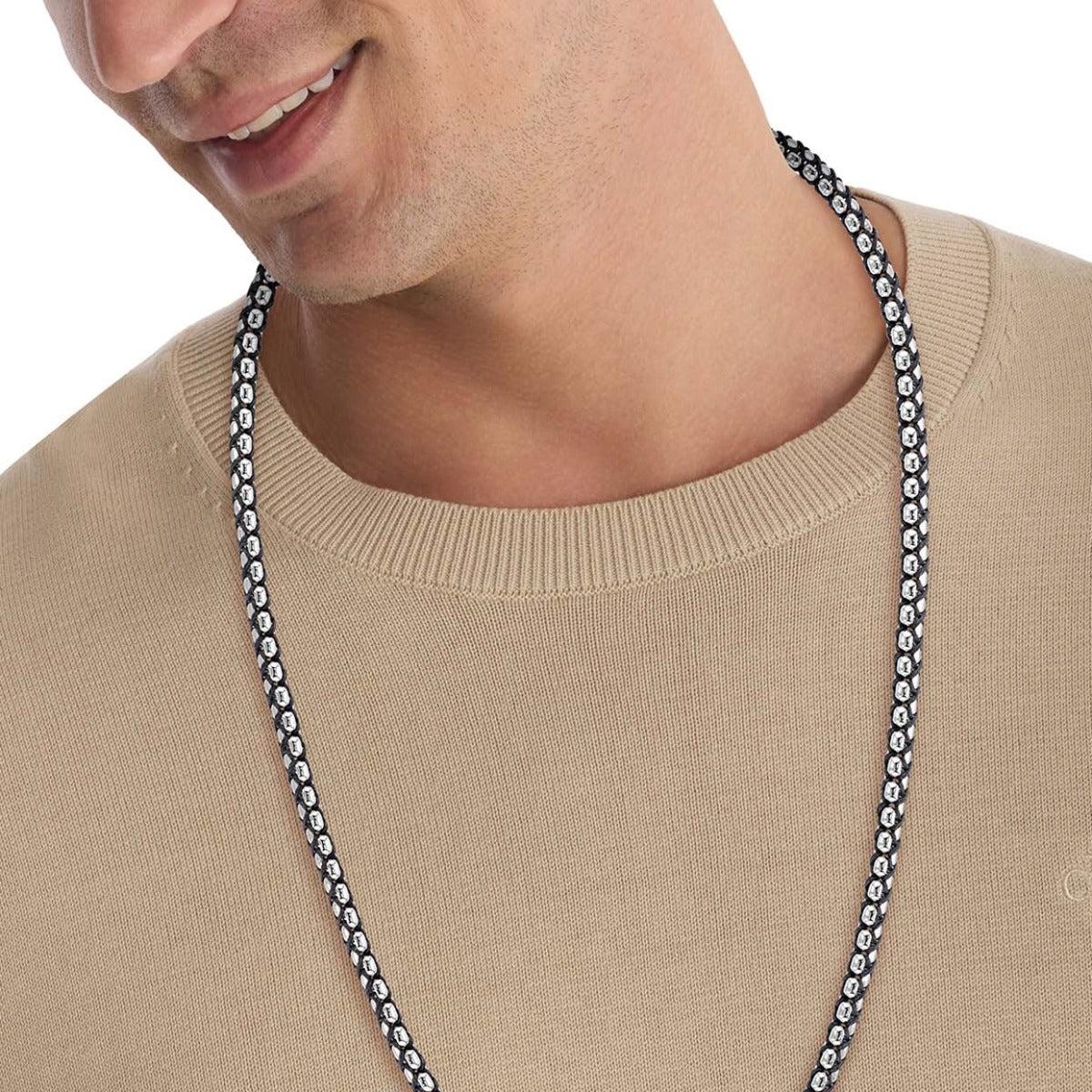 Calvin Klein Fused Silver Necklace CJ35100038