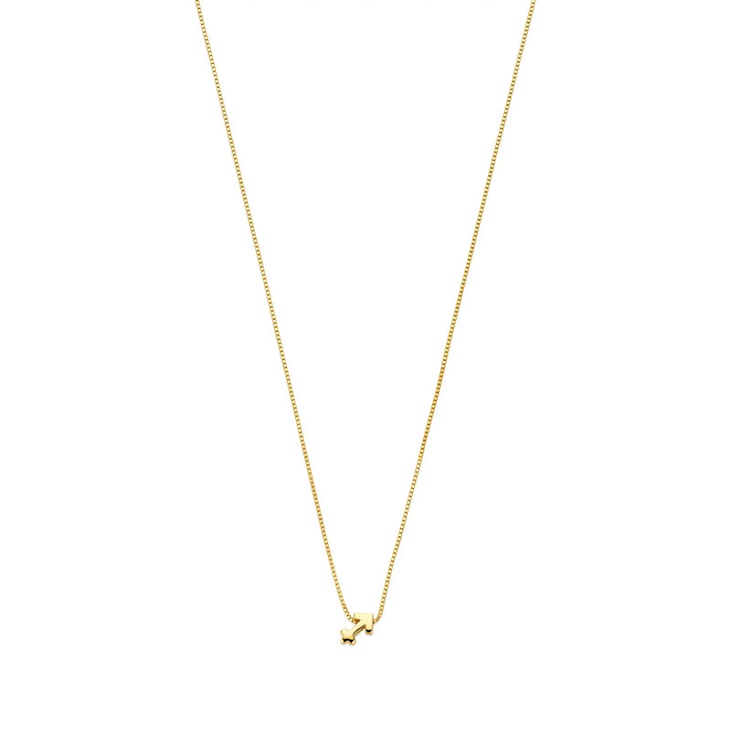 Isabel Bernard Étoiles d’Or Sagittarius 14 Carat Gold Venetian Necklace With Horoscope IB340186-zoom-