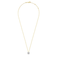 Isabel Bernard De la Paix Elena 14 karat gold necklace with diamond 0.18 carat IBD350030