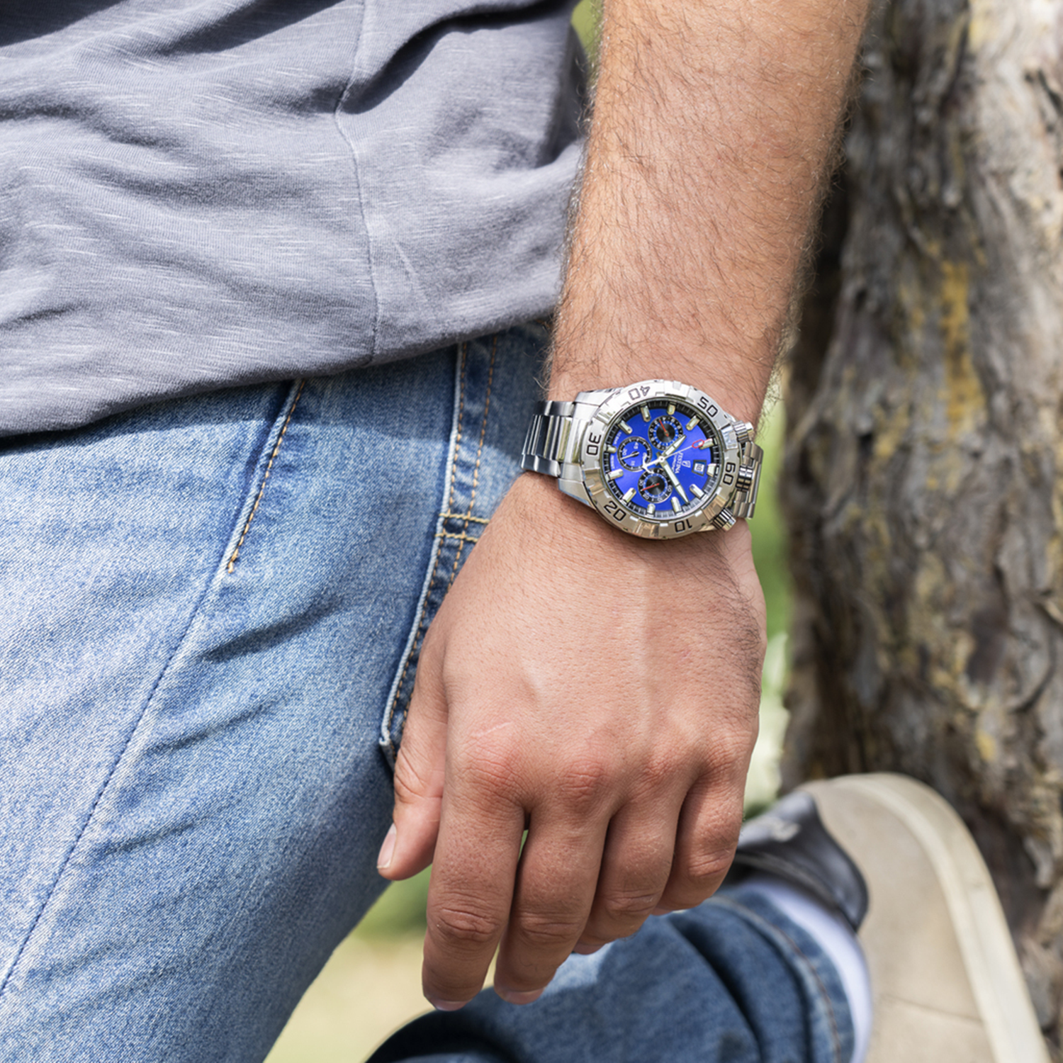 Festina Bullhead Blue Chronograph Men's Watch F20743/3